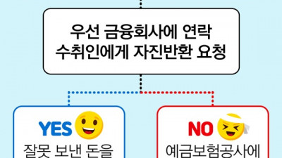 착오송금반환지원서비스, 열심히 번 돈을 잘못 송금한 경우 도와주는 시스템