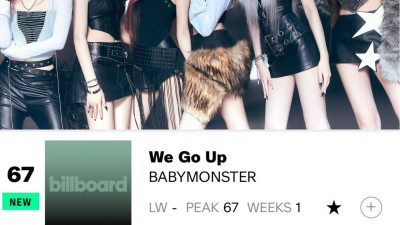Baby Monster Billboard is We go Up