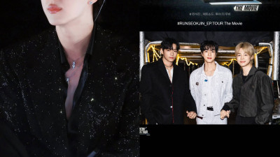 Jin announces Run Seokjin EP Tour Movie, out in December.