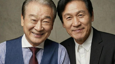 두분다 별세했지만 ai가 다시 자연스레 만나게 만들어준다. 이순재,안성기 하늘재회