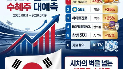 2026북중미 월드컵 수혜주